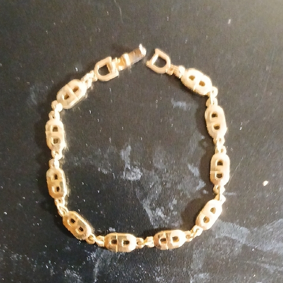 Dior Jewelry - Authentic Christian Dior CD Initials  Gold Bracelet